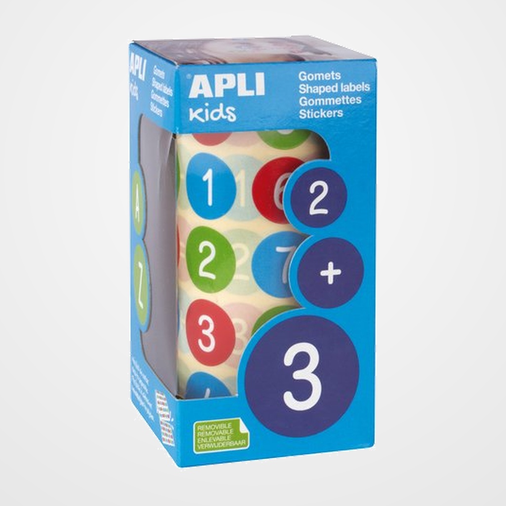 GOMETS APLI ROLLO 123  MULTICOLOR REMOVIBLE Ø 20 mm  15127