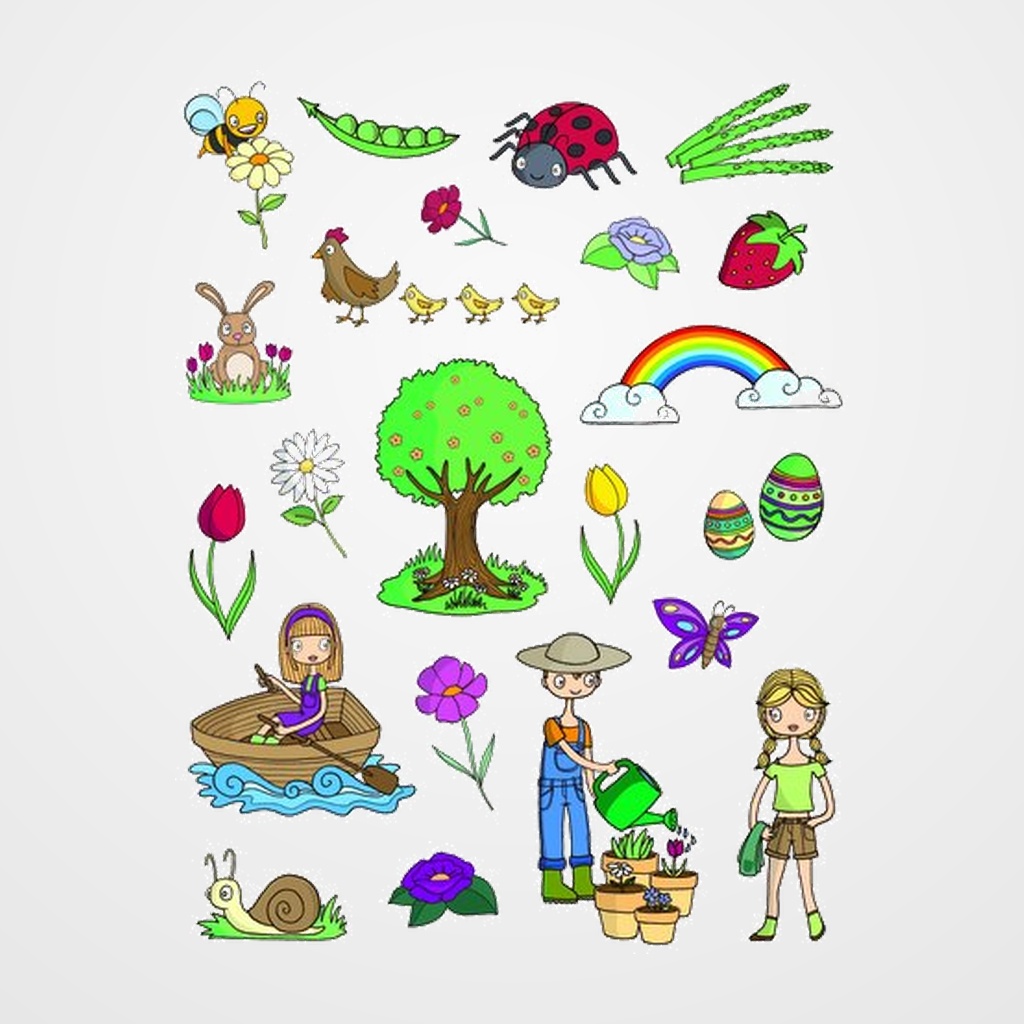 GOMETS APLI TEMATICOS BOLSA  3h REMOVIBLES PRIMAVERA 66 uds. (11614)