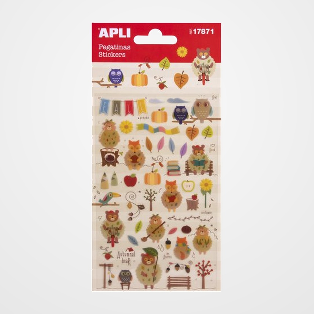 STICKERS APLI BOLSA 1h OTOÑO (17871)