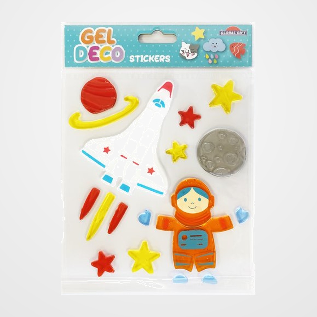 STICKERS GRUPO GLOBAL GIFT BOLSA 1h GEL DECO ASTRONAUTA 2