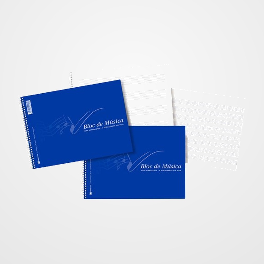 BLOC de MUSICA TAURO EXTRA 4º 20h 4 PENTAGRAMAS ANCHOS APDO.