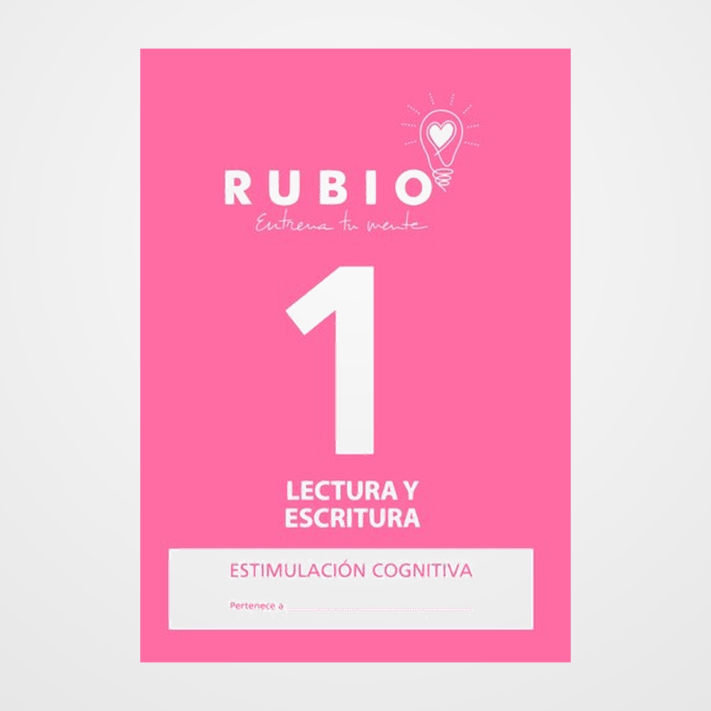 [12602116] CUADERNO RUBIO A4 ESTIMULACION COGNITIVA LECTURA Nº 1 (Sin deterioro cognitivo o deterioro leve)