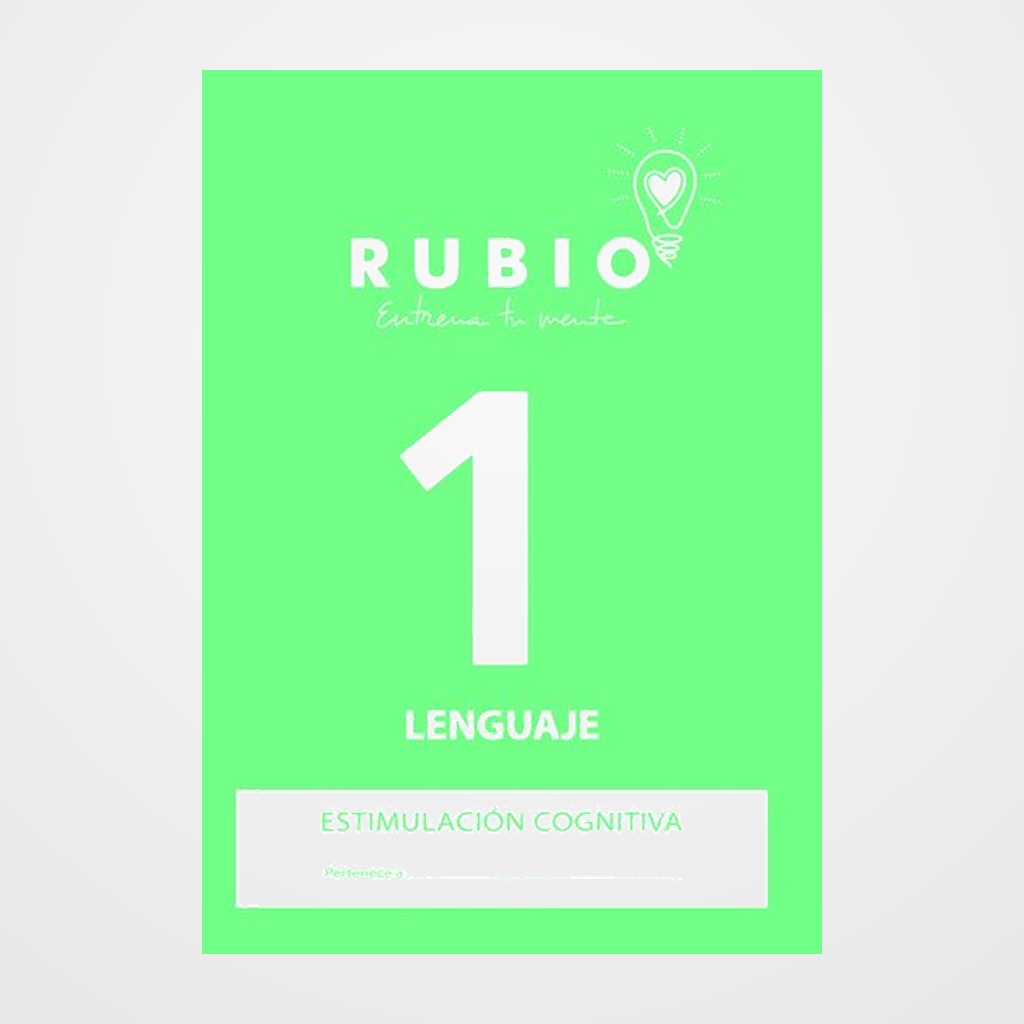 CUADERNO RUBIO A4 ESTIMULACION COGNITIVA LENGUAJE Nº 1 (Sin deterioro cognitivo o deterioro leve)