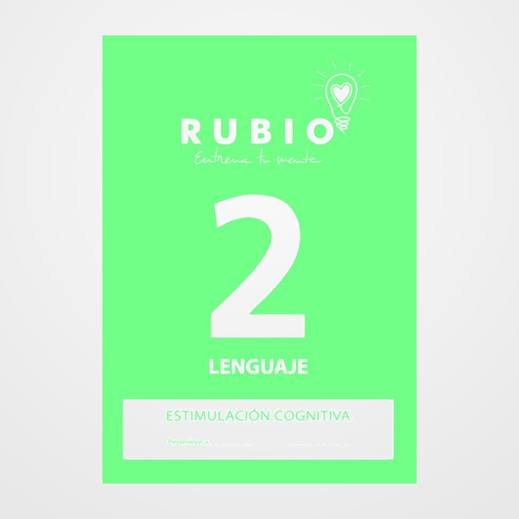 CUADERNO RUBIO A4 ESTIMULACION COGNITIVA LENGUAJE Nº 2 (Deterioro cognitivo leve-moderado)