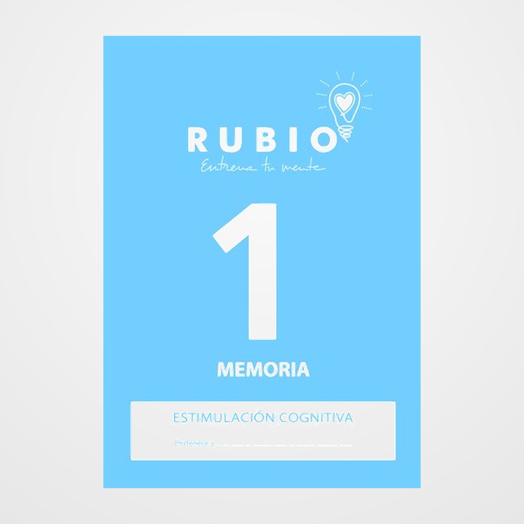 CUADERNO RUBIO A4 ESTIMULACION COGNITIVA MEMORIA Nº 1 (Sin deterioro cognitivo o deterioro leve)