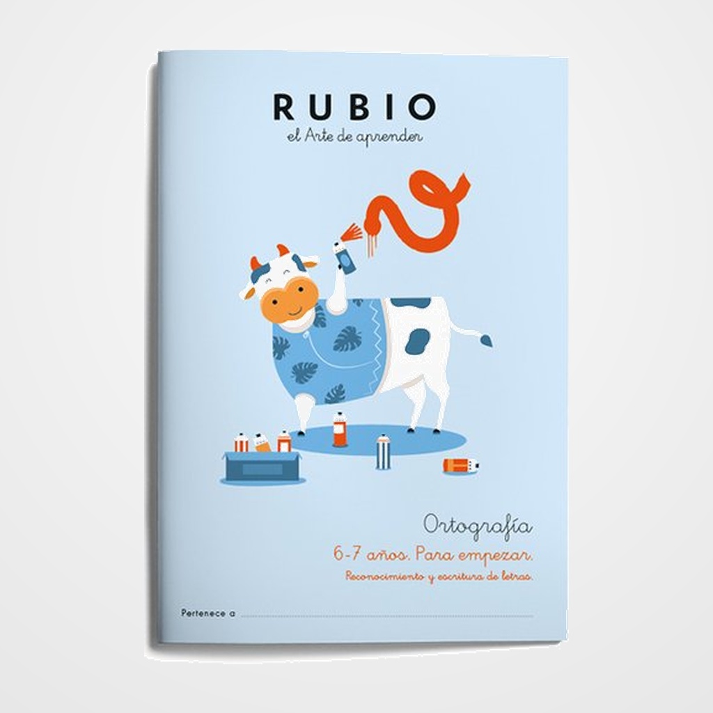 CUADERNO RUBIO A4 ORTOGRAFIA Nº 1 - PARA EMPEZAR (6-7 años)