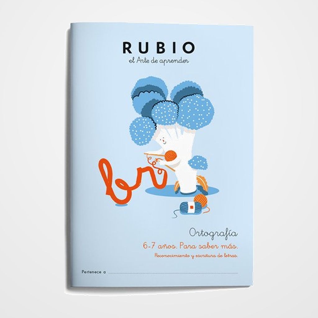 CUADERNO RUBIO A4 ORTOGRAFIA Nº2 - PARA SABER MAS (6-7 años)