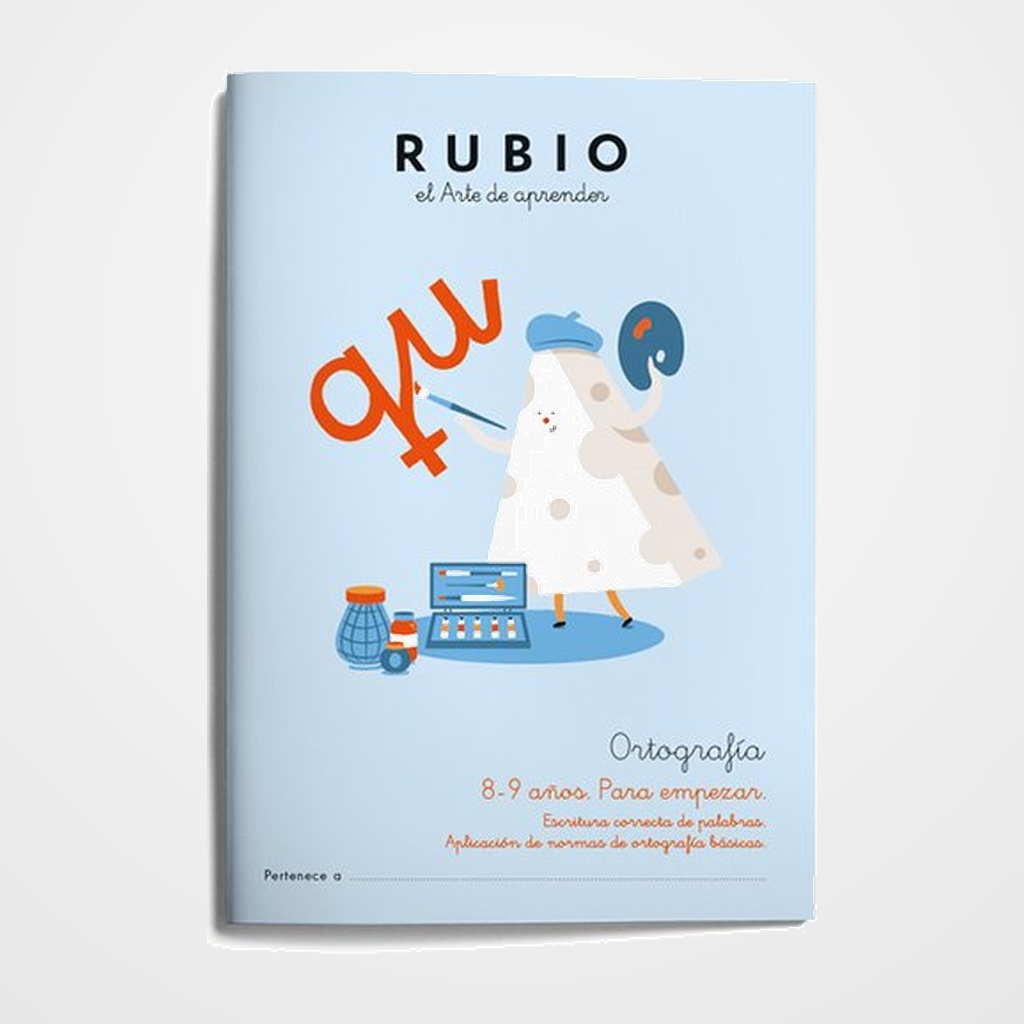 [22201103] CUADERNO RUBIO A4 ORTOGRAFIA Nº3 - PARA EMPEZAR (8-9 años)
