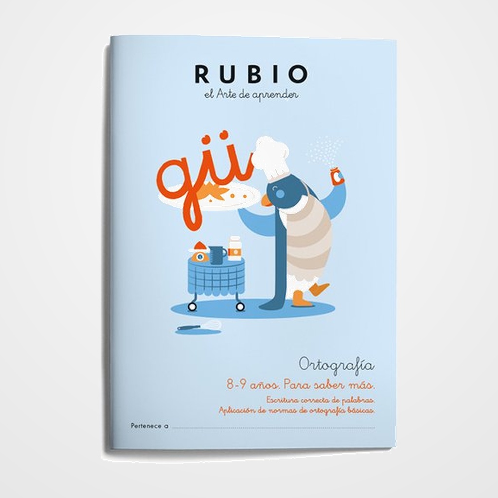 CUADERNO RUBIO A4 ORTOGRAFIA Nº4 - PARA SABER MAS (8-9 años)