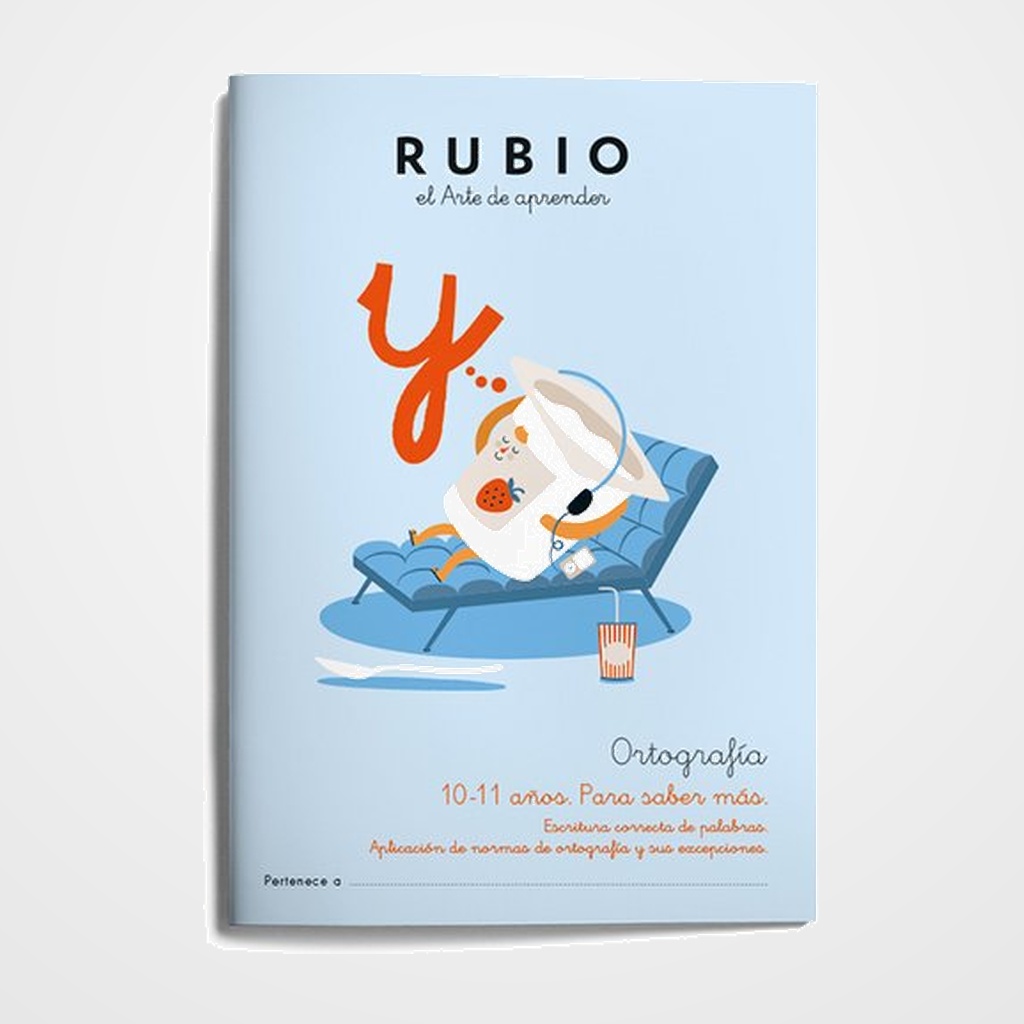 CUADERNO RUBIO A4 ORTOGRAFIA Nº6 - PARA SABER MAS (10-11 años)