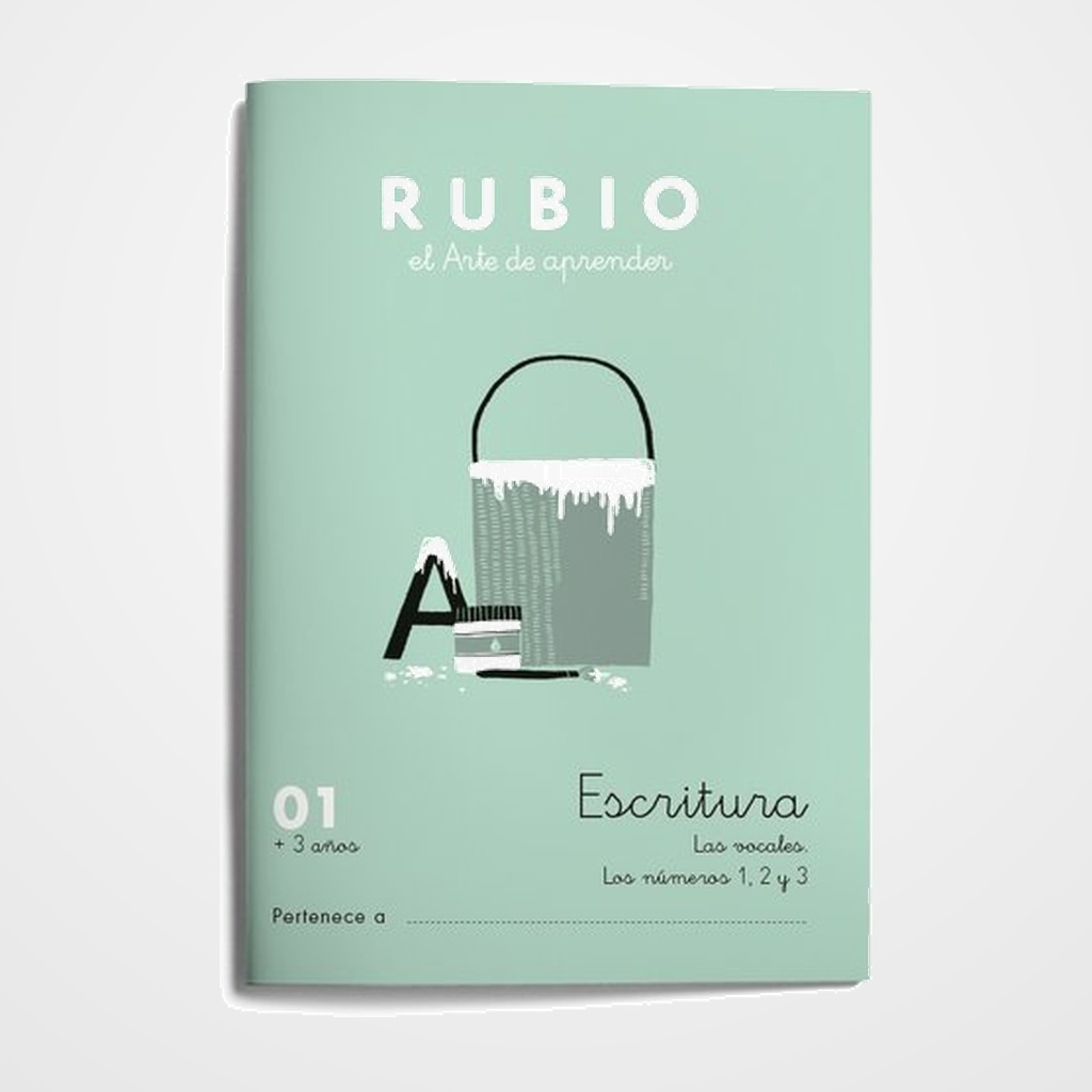 CUADERNO RUBIO A5 ESCRITURA Nº 01 (+3 años)