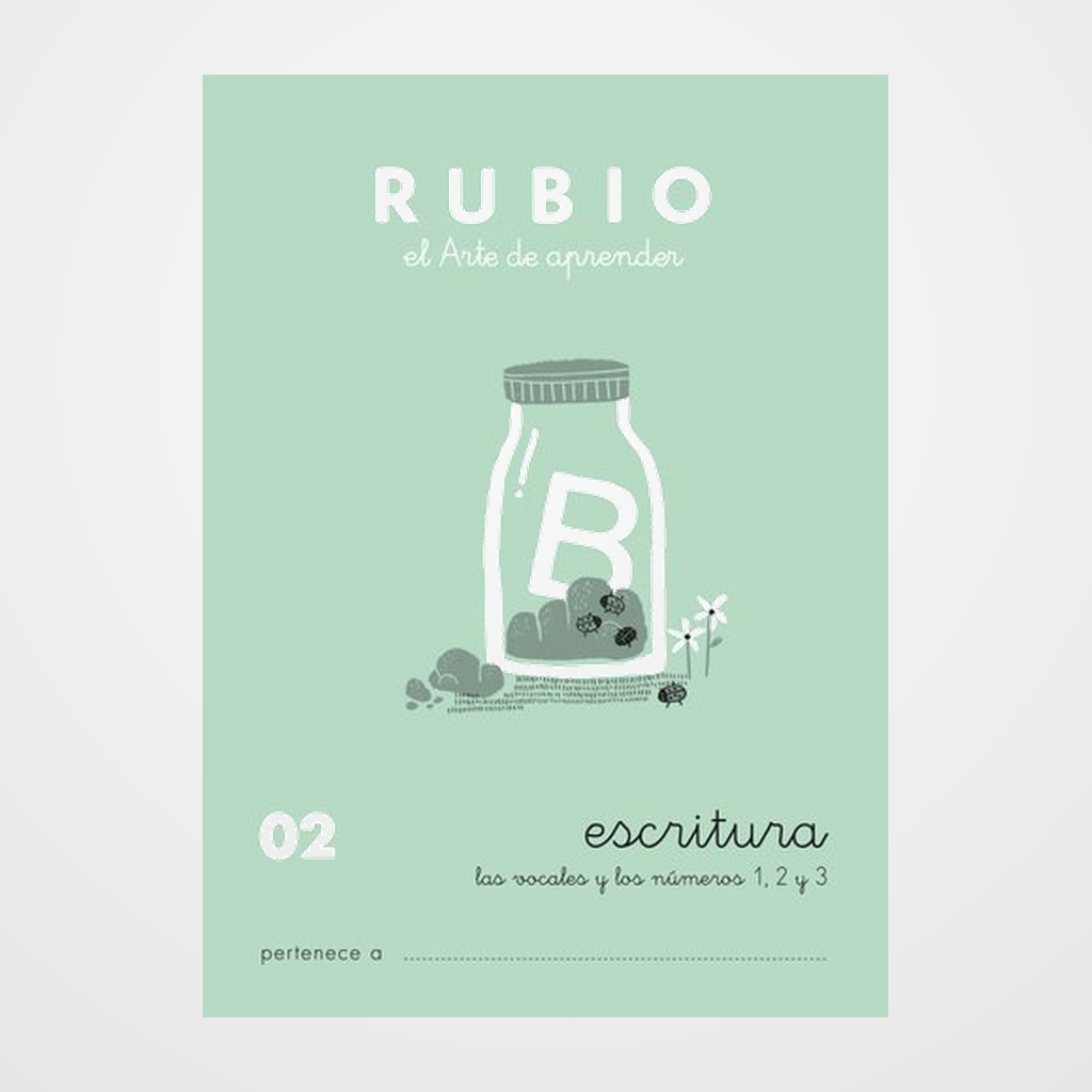 CUADERNO RUBIO A5 ESCRITURA Nº 02 (+4 años)