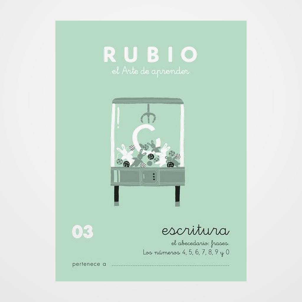 [12602016] CUADERNO RUBIO A5 ESCRITURA Nº 03 (+4 años)