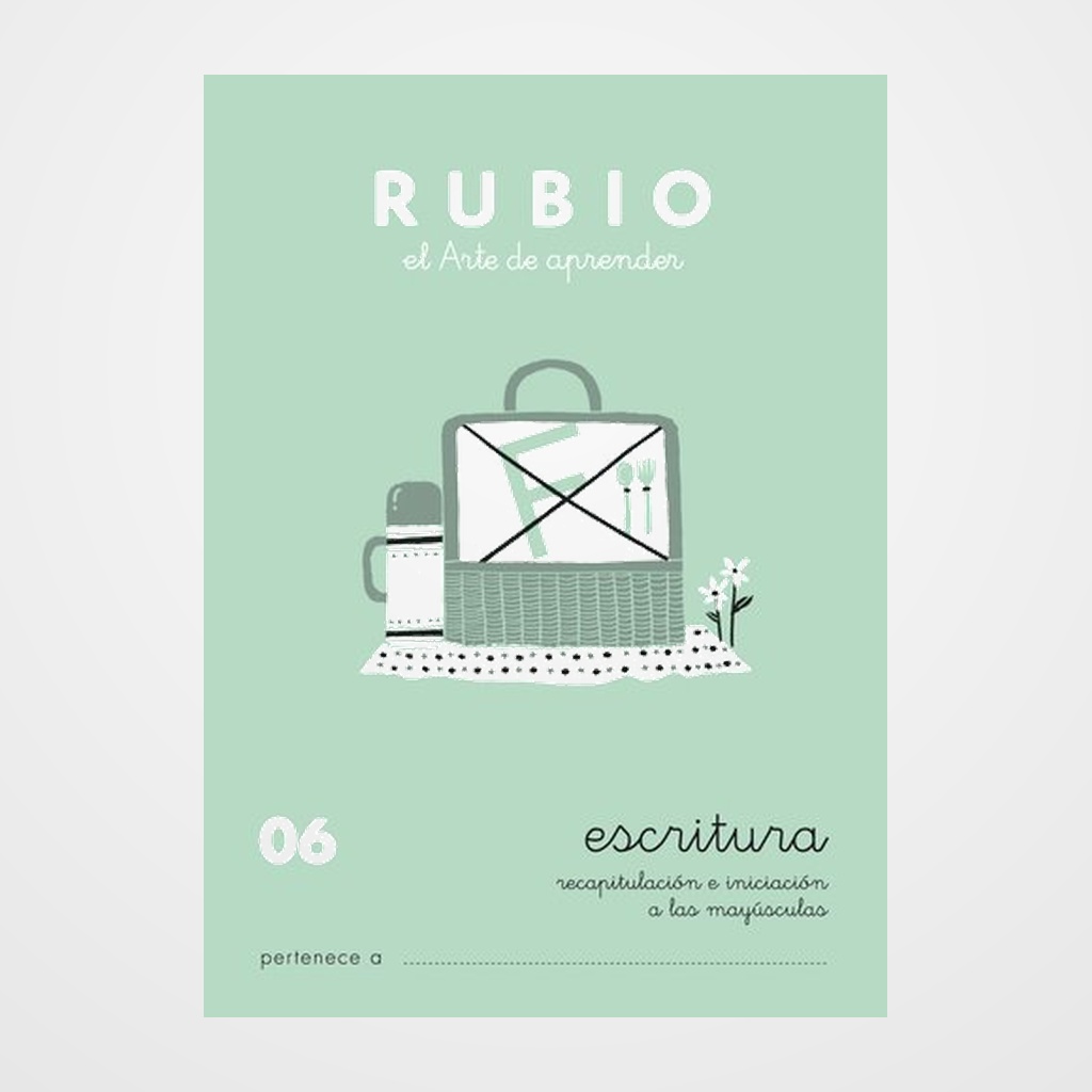 CUADERNO RUBIO A5 ESCRITURA Nº 06 (+5 años)