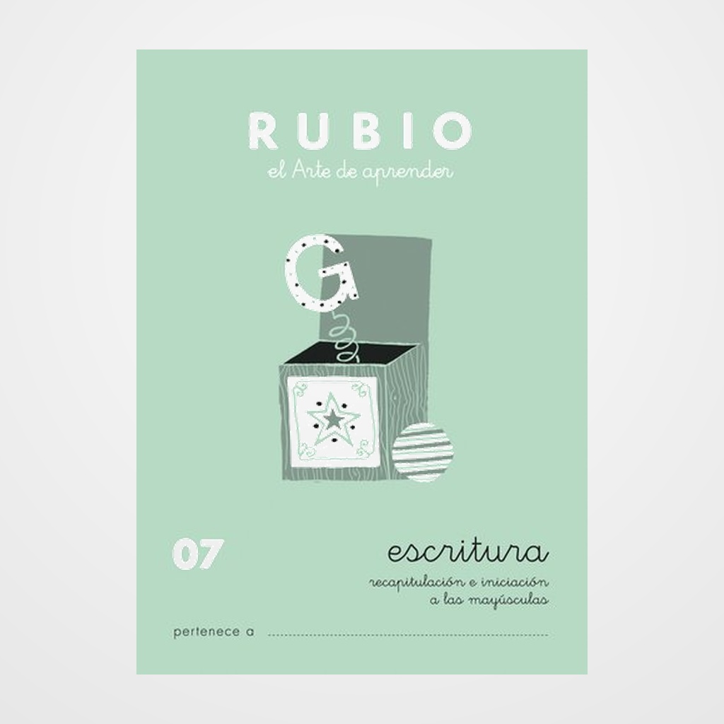 CUADERNO RUBIO A5 ESCRITURA Nº 07 (+5 años)