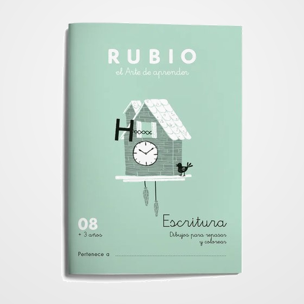 CUADERNO RUBIO A5 ESCRITURA Nº 08 (+3 años)