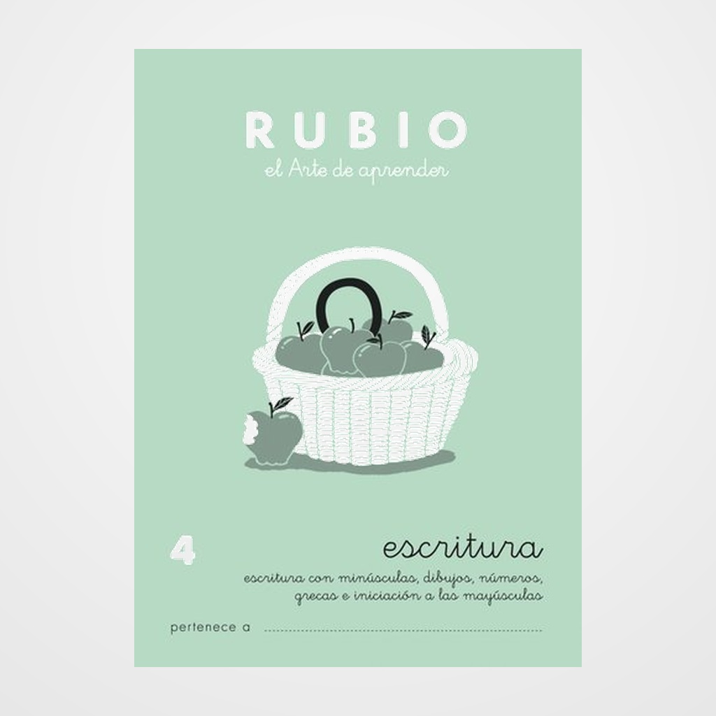 CUADERNO RUBIO A5 ESCRITURA Nº 4 (+6 años)