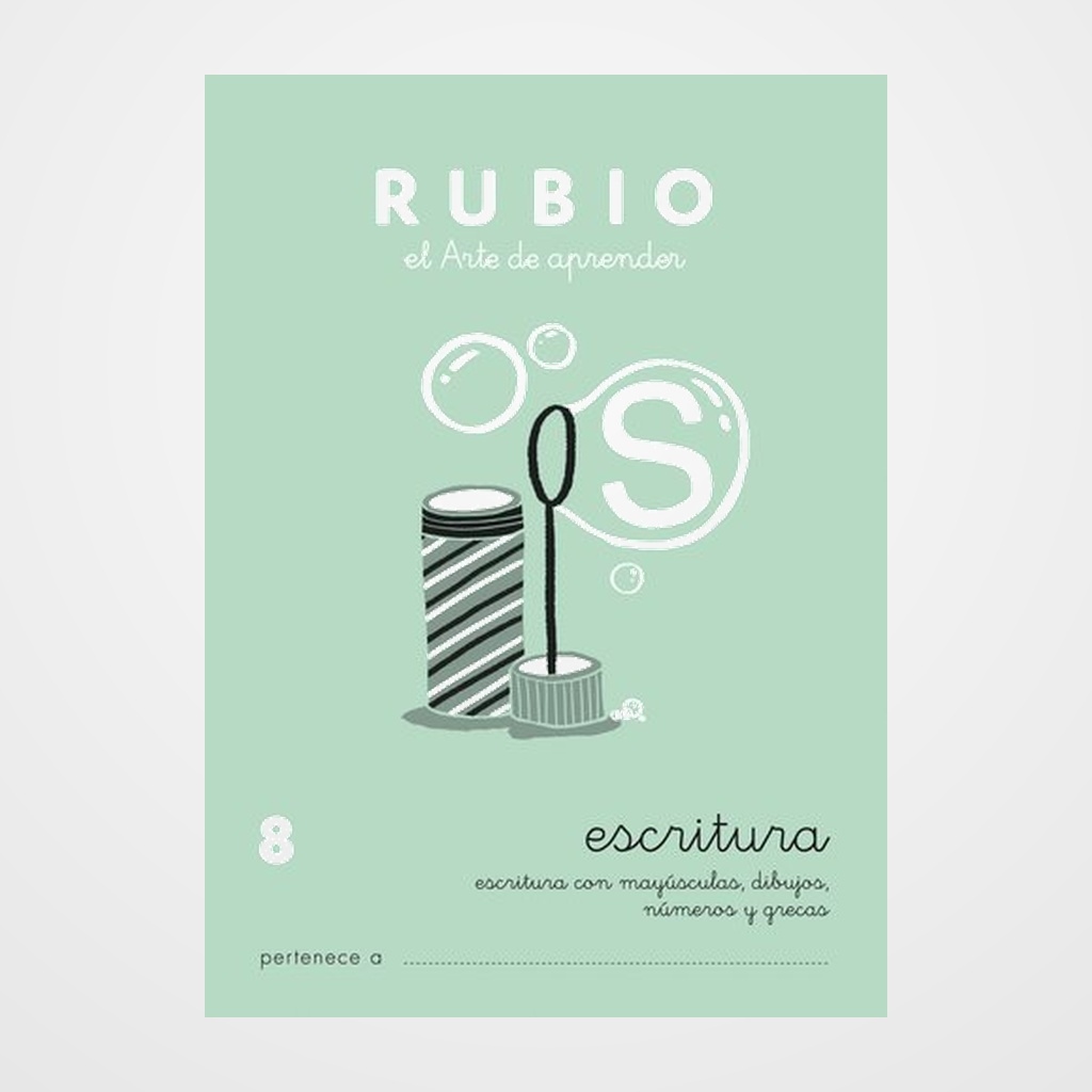 CUADERNO RUBIO A5 ESCRITURA Nº 8 (+8 años)