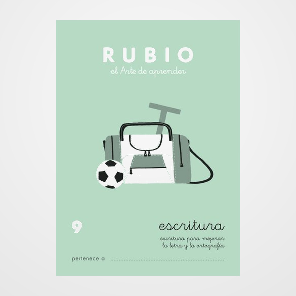 CUADERNO RUBIO A5 ESCRITURA Nº 9 (+8 años)
