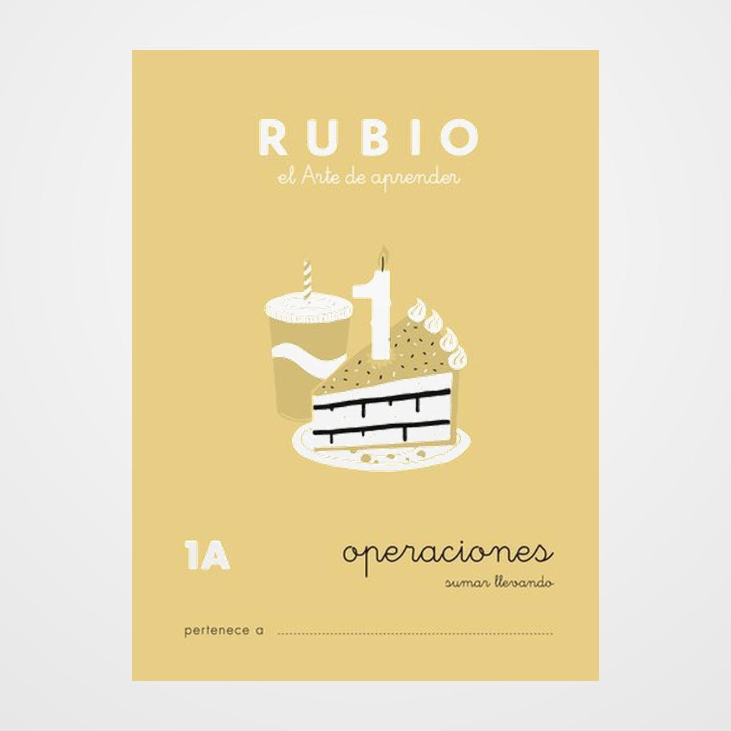 CUADERNO RUBIO A5 OPERACIONES y PROBLEMAS Nº 1A - SUMAS LLEVANDO (+6 años)