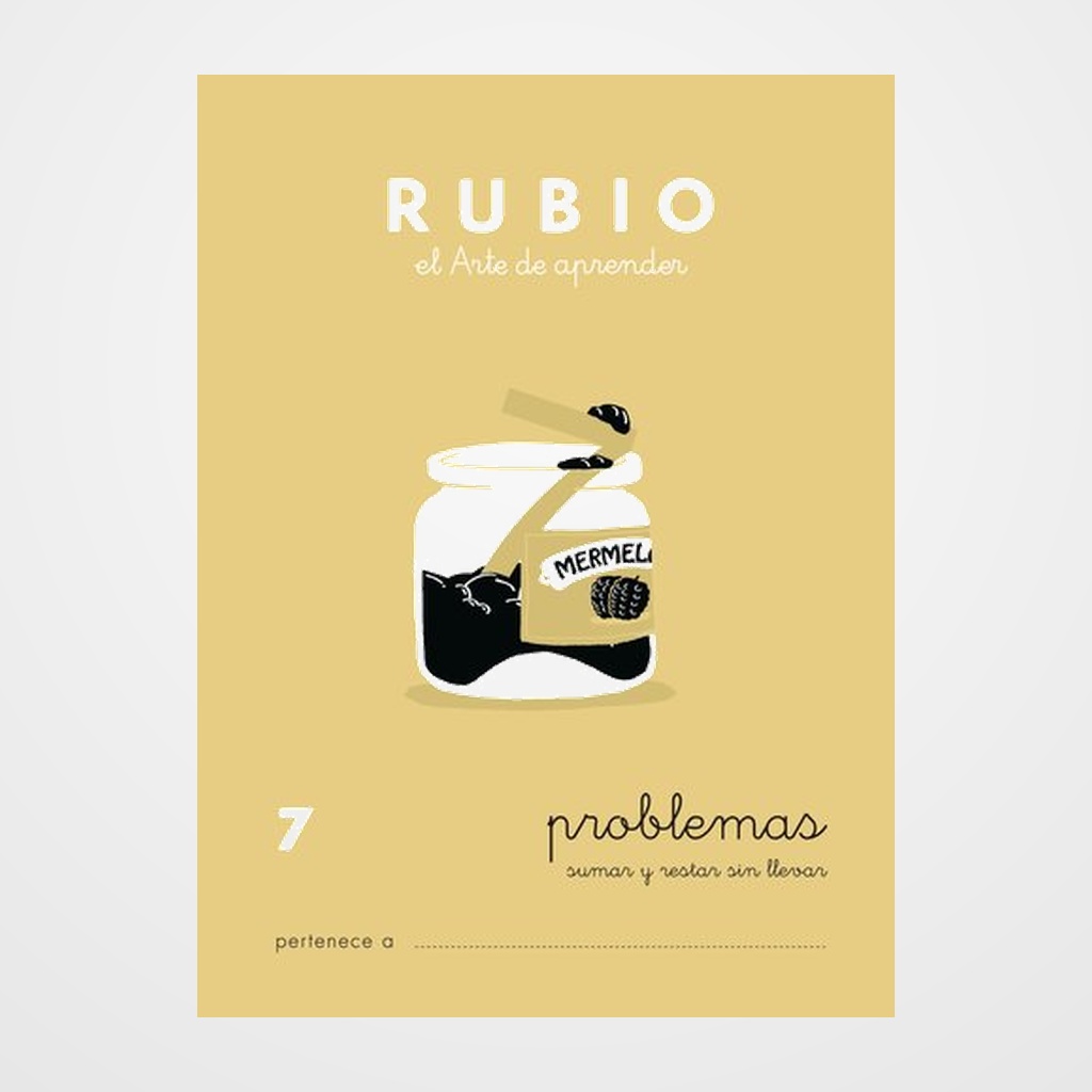 CUADERNO RUBIO A5 OPERACIONES y PROBLEMAS Nº 7 - SUMAS Y RESTAS SIN LLEVAR (+6 años)