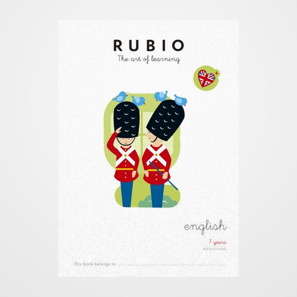 CUADERNO RUBIO A4 in ENGLISH ADVANCED 7 (7-8 años)