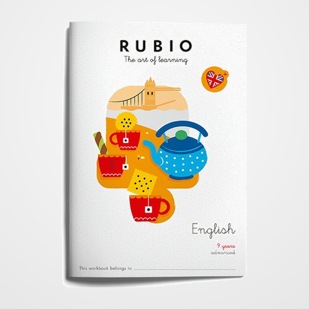 CUADERNO RUBIO A4 in ENGLISH ADVANCED 9 (9-10 años)