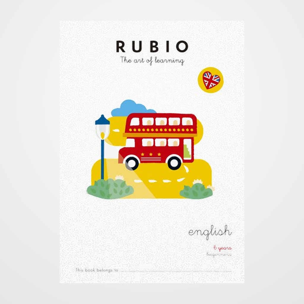 CUADERNO RUBIO A4 in ENGLISH BEGINNERS 6 (5-6 años)