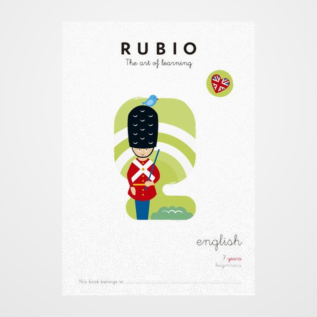 CUADERNO RUBIO A4 in ENGLISH BEGINNERS 7 (7-8 años)