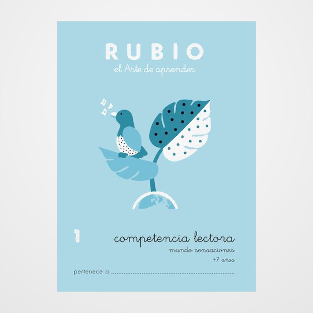 CUADERNO RUBIO A5 COMPETENCIA LECTORA Nº 1 - MUNDO SENSACIONES (+7 años)