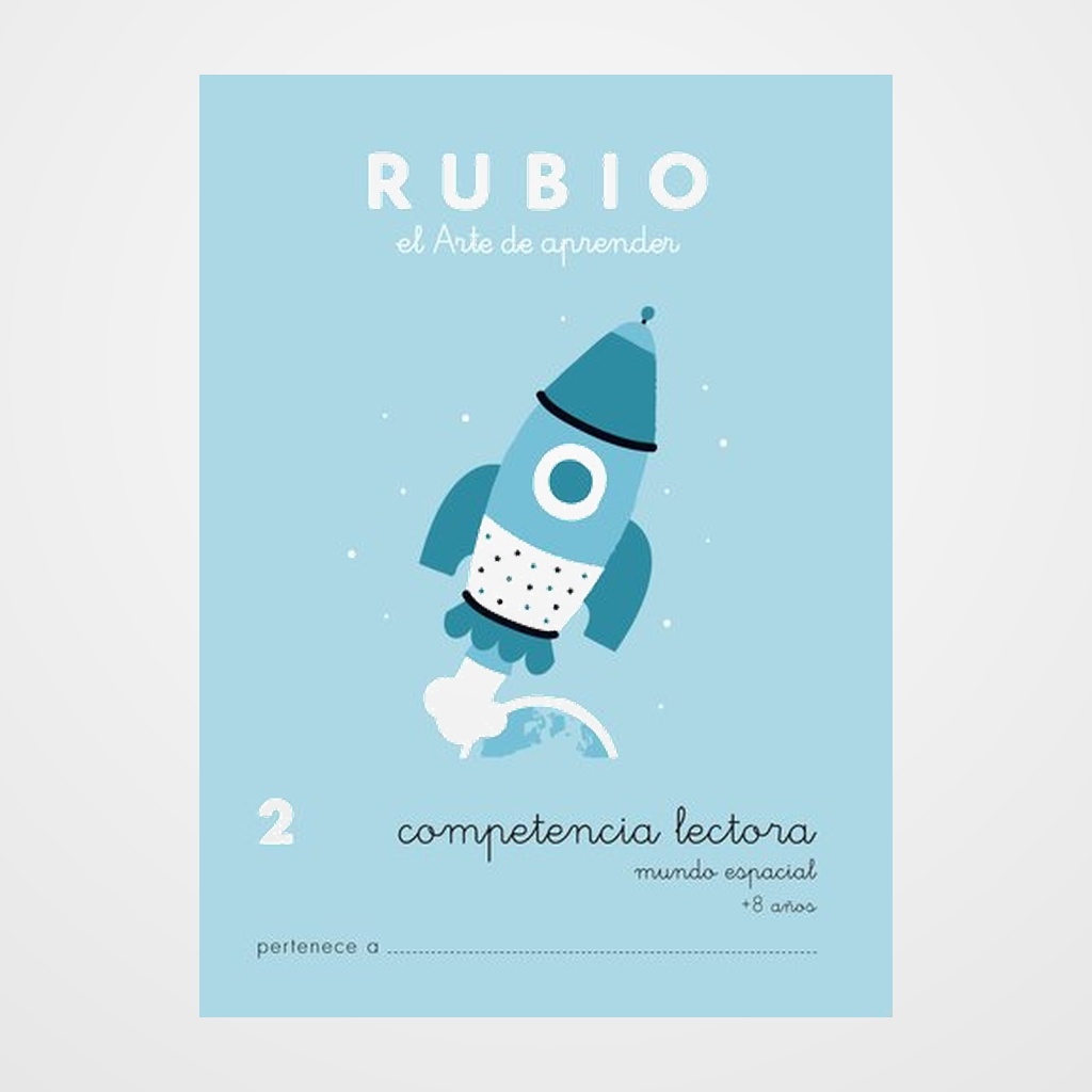 CUADERNO RUBIO A5 COMPETENCIA LECTORA Nº 2 - MUNDO ESPACIAL (+7 años)