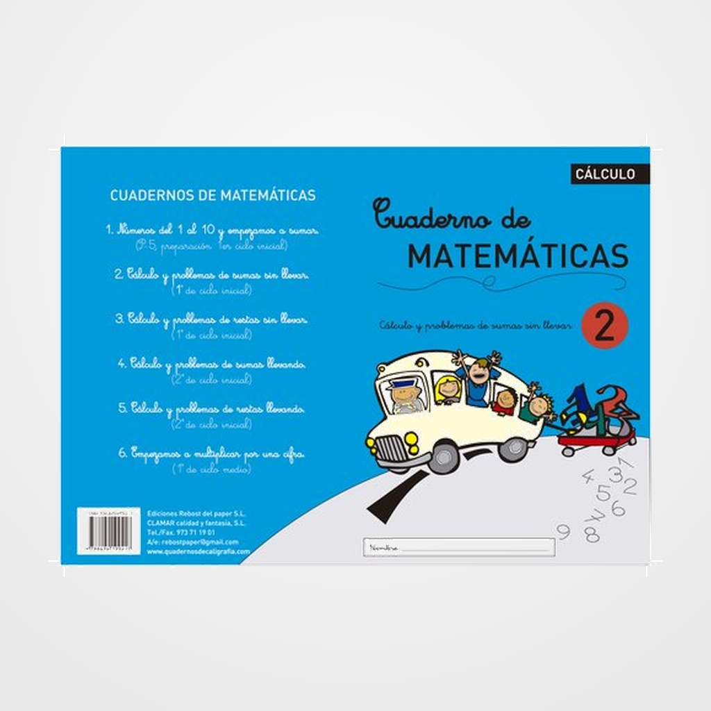 CUADERNO REBOST (CAS.) MATEMATICAS Nº 2