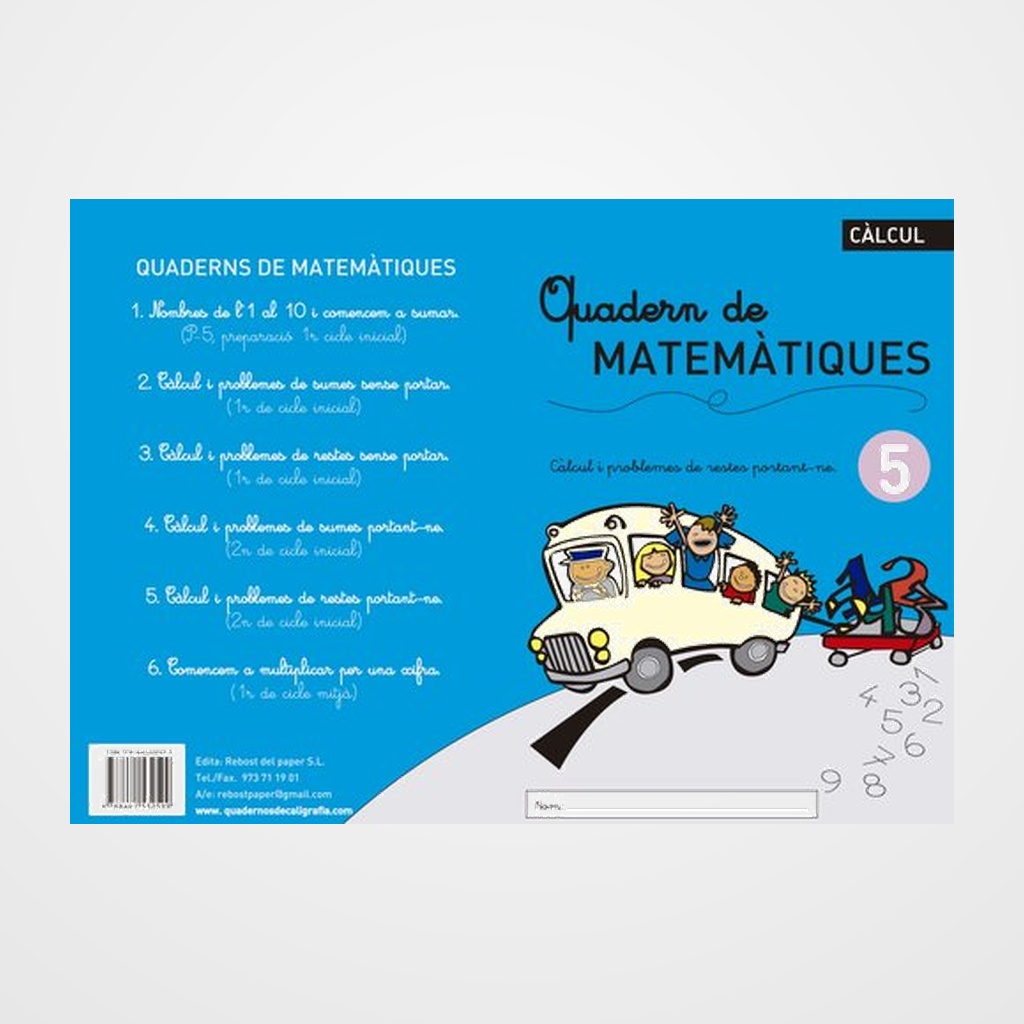 CUADERNO REBOST (CAT.) MATEMATIQUES Nº 5