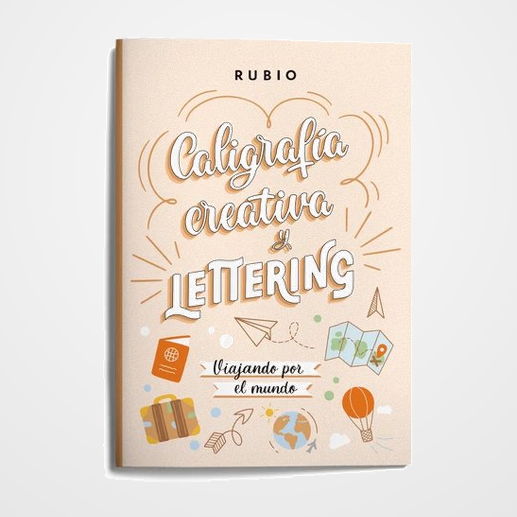 CUADERNO RUBIO A4 CALIGRAFIA CREATIVA Y LETTERING VIAJANDO POR EL MUNDO