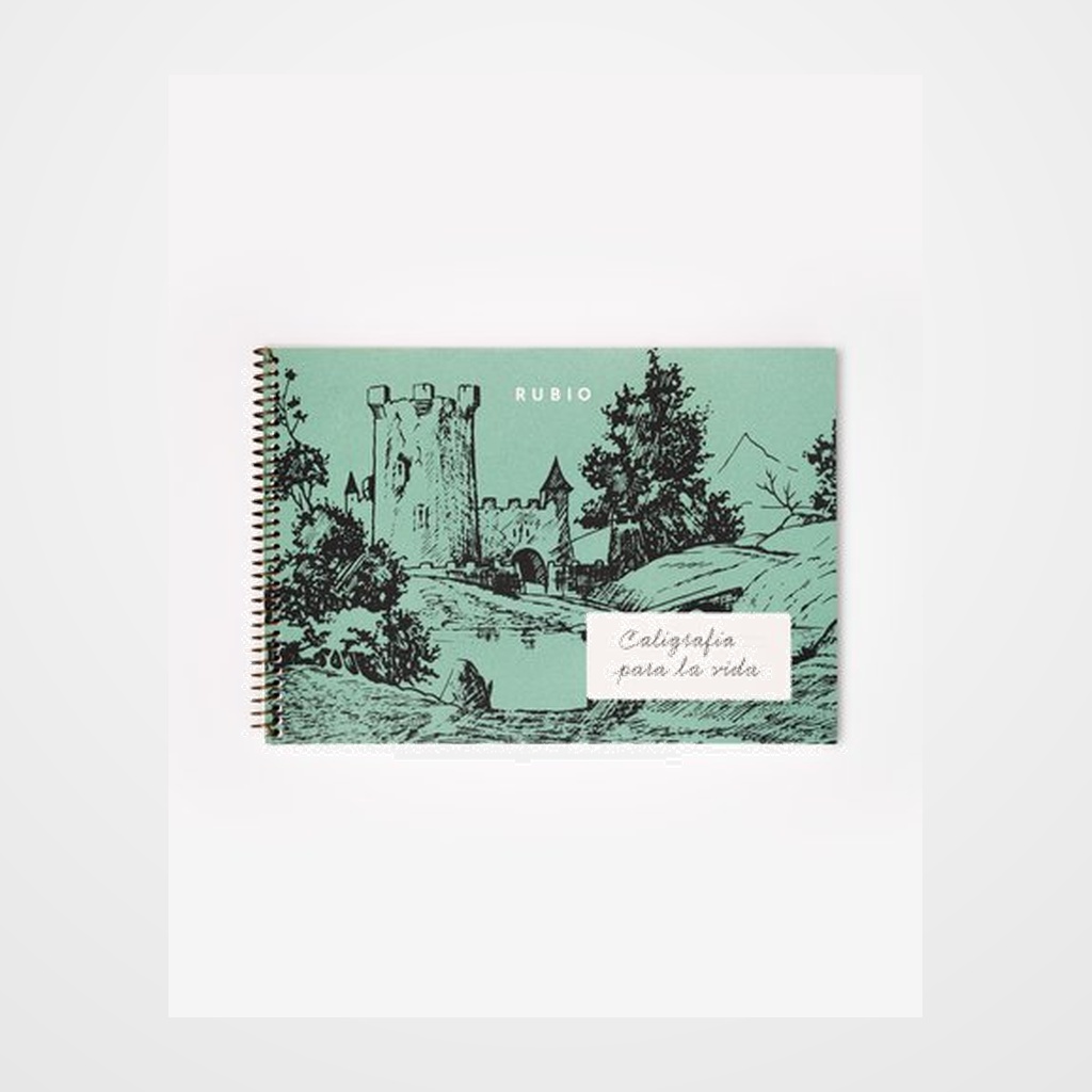 CUADERNO RUBIO 160x230 HORIZONTAL ESPIRAL CALIGRAFIA PARA LA VIDA VOL.2 (+12 años)