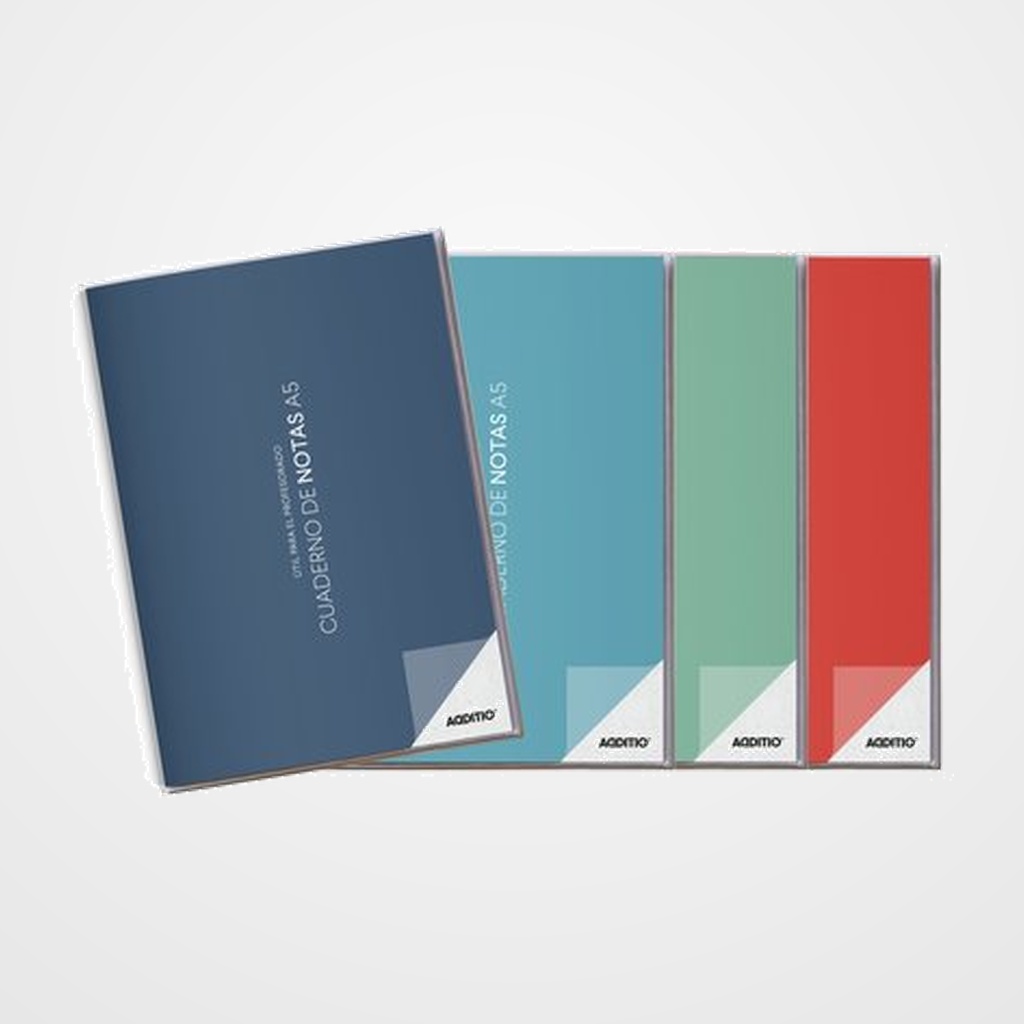 CUADERNO PROFESOR ADDITIO NOTAS A5 SURTIDO