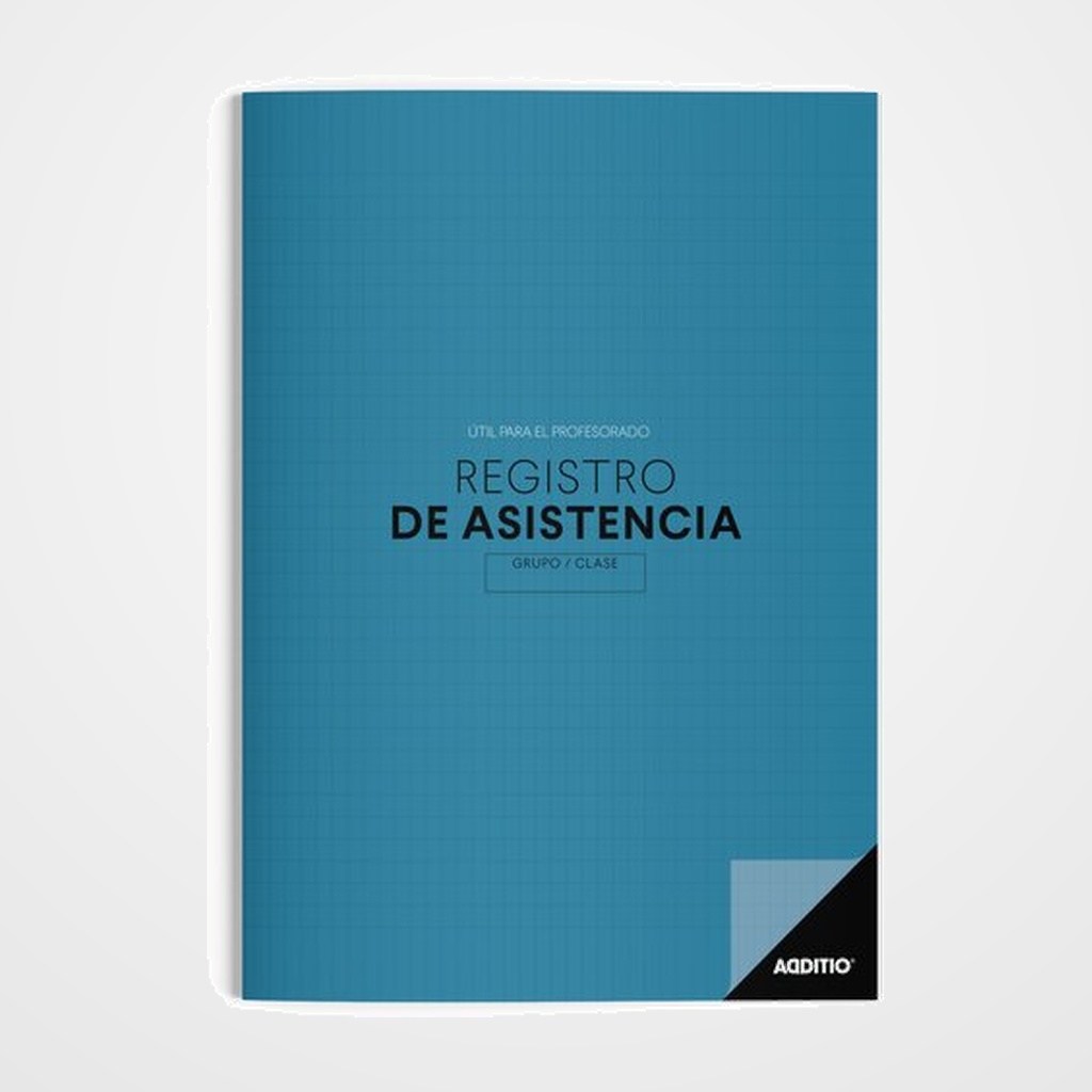 CUADERNO PROFESOR ADDITIO REGISTRO DE ASISTENCIA 195x285