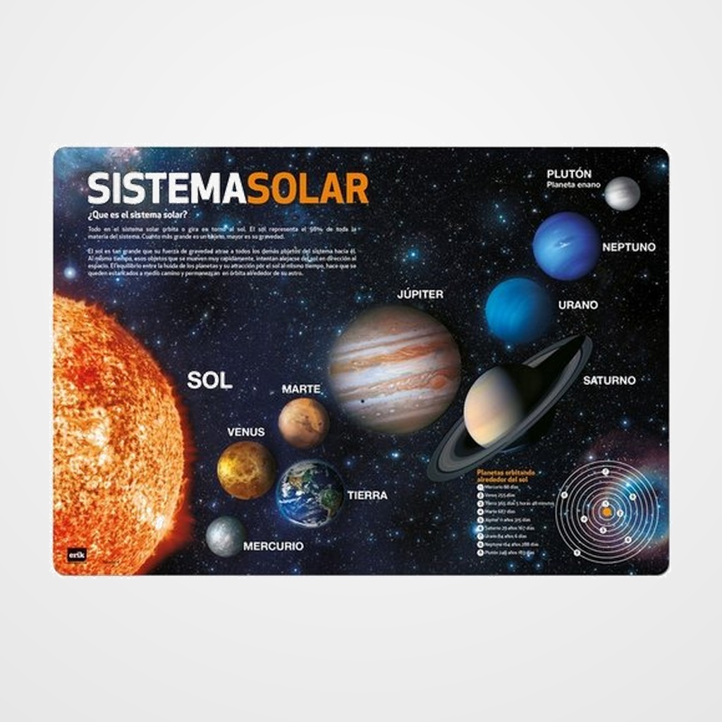 VADE SOBREMESA ERIK ESCOLAR 35x49 SISTEMA SOLAR