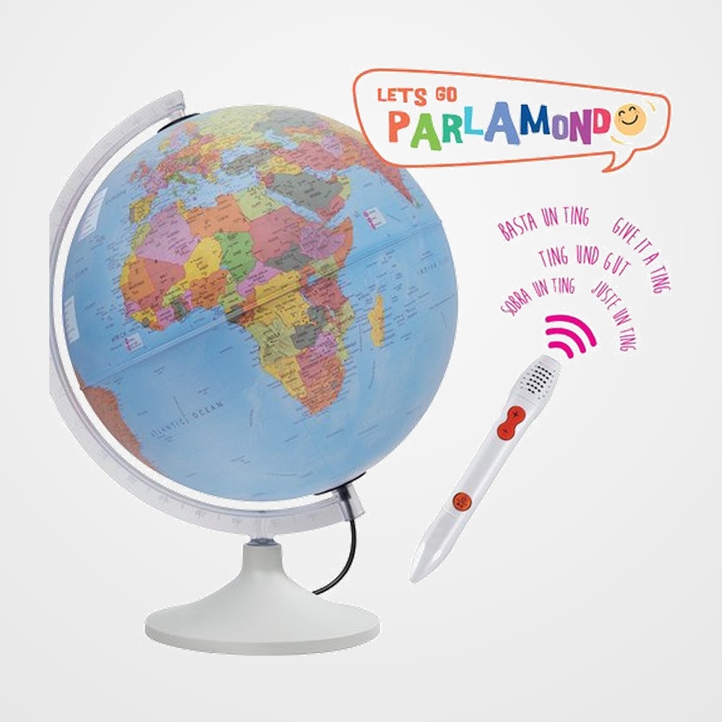 ESFERA INTERACTIVA  FyP PARLAMONDO con LUZ 30 cm