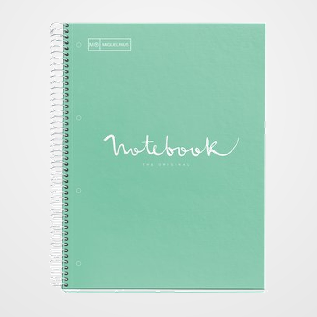 BLOC MIQUELRIUS EMOTIONS NOTEBOOK 1 micro.tapa EXTRA A4 80h 90g DOTS MENTA