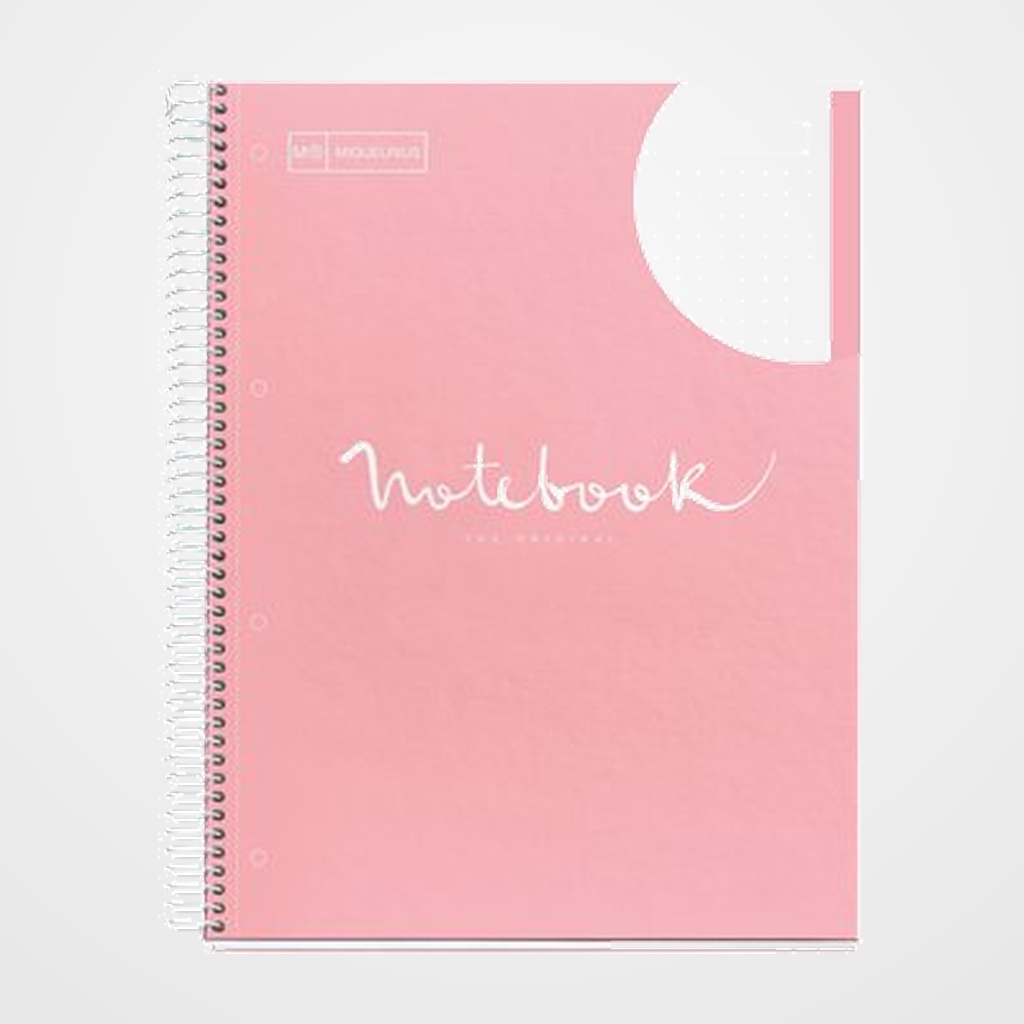 BLOC MIQUELRIUS EMOTIONS NOTEBOOK 1 micro.tapa EXTRA A4 80h 90g DOTS ROSA