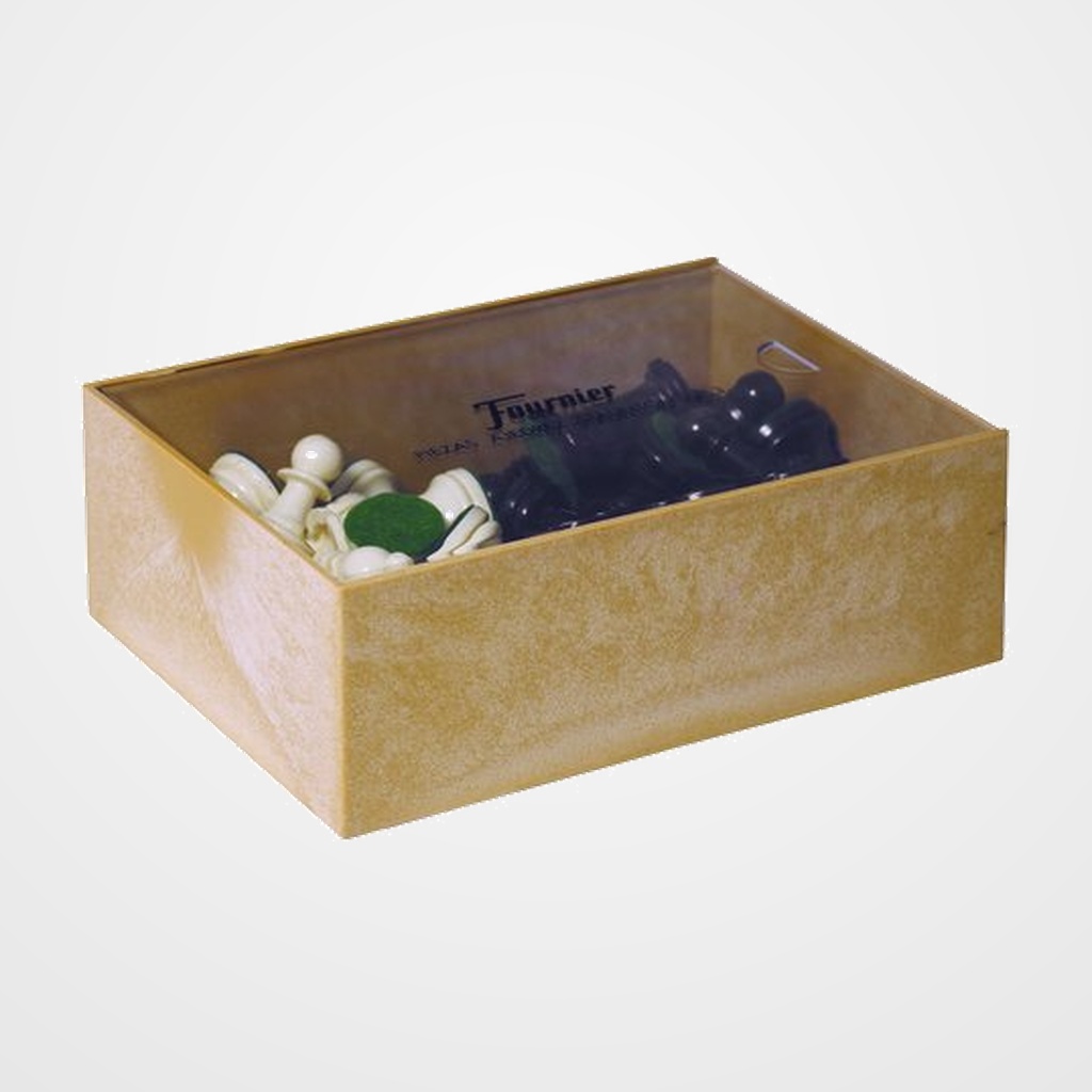 JUEGO FICHAS AJEDREZ PLASTICO CAJA PLASTICO
