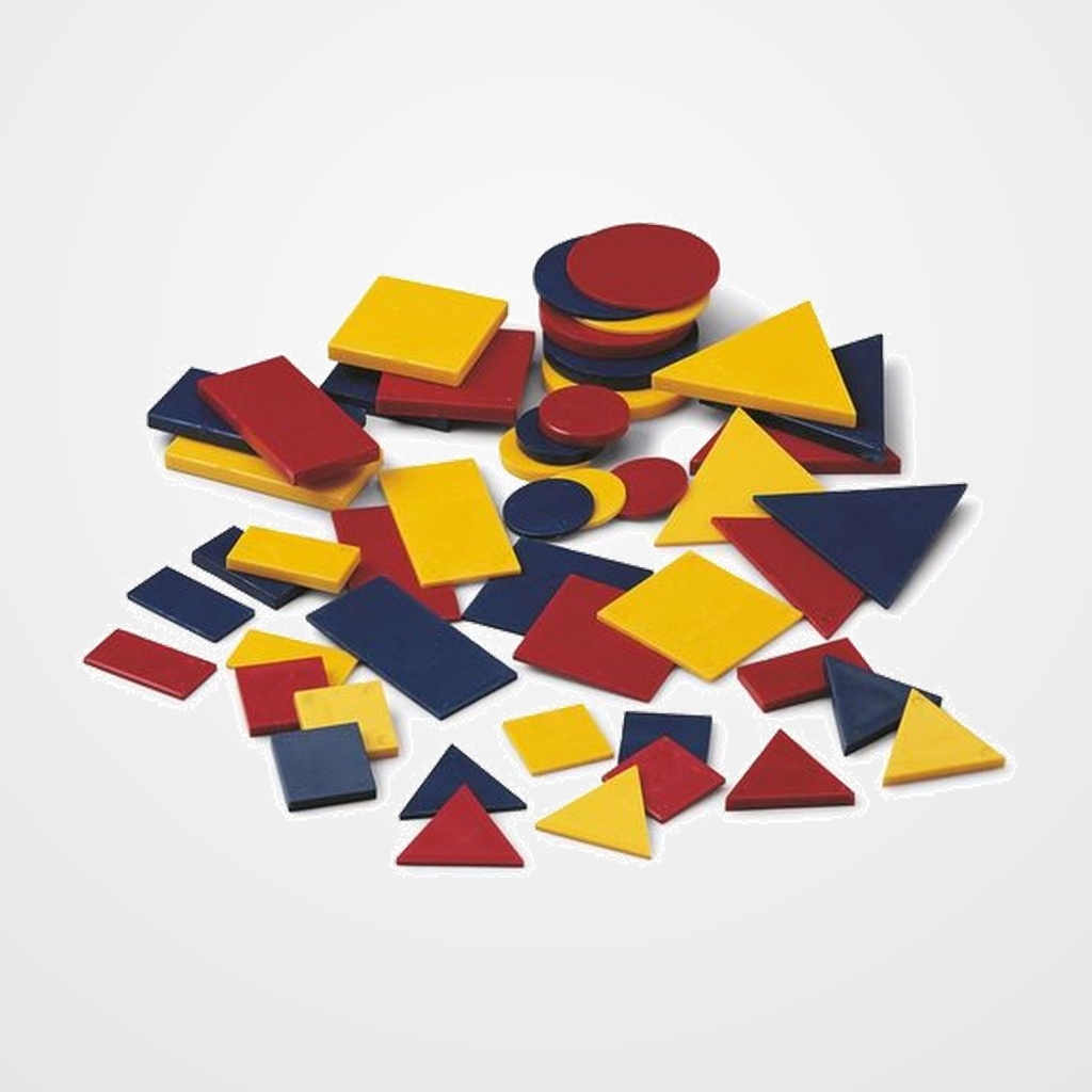 BLOQUES LOGICOS FAIBO PLASTICO 100% RECICLABLE BOLSA DE 48 PIEZAS