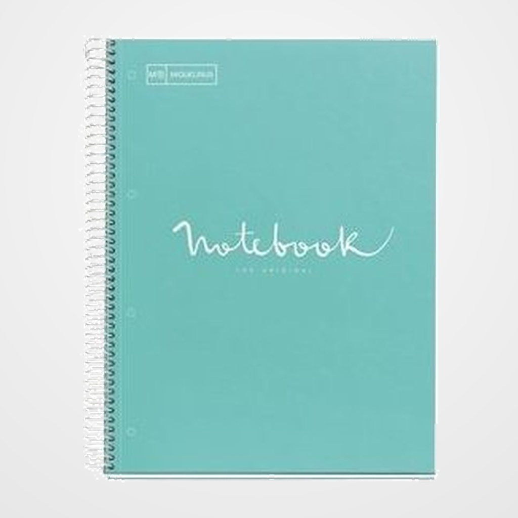 BLOC MIQUELRIUS EMOTIONS NOTEBOOK 1 micro.tapa EXTRA A4 80h 90g HORIZONTAL AZUL CIELO