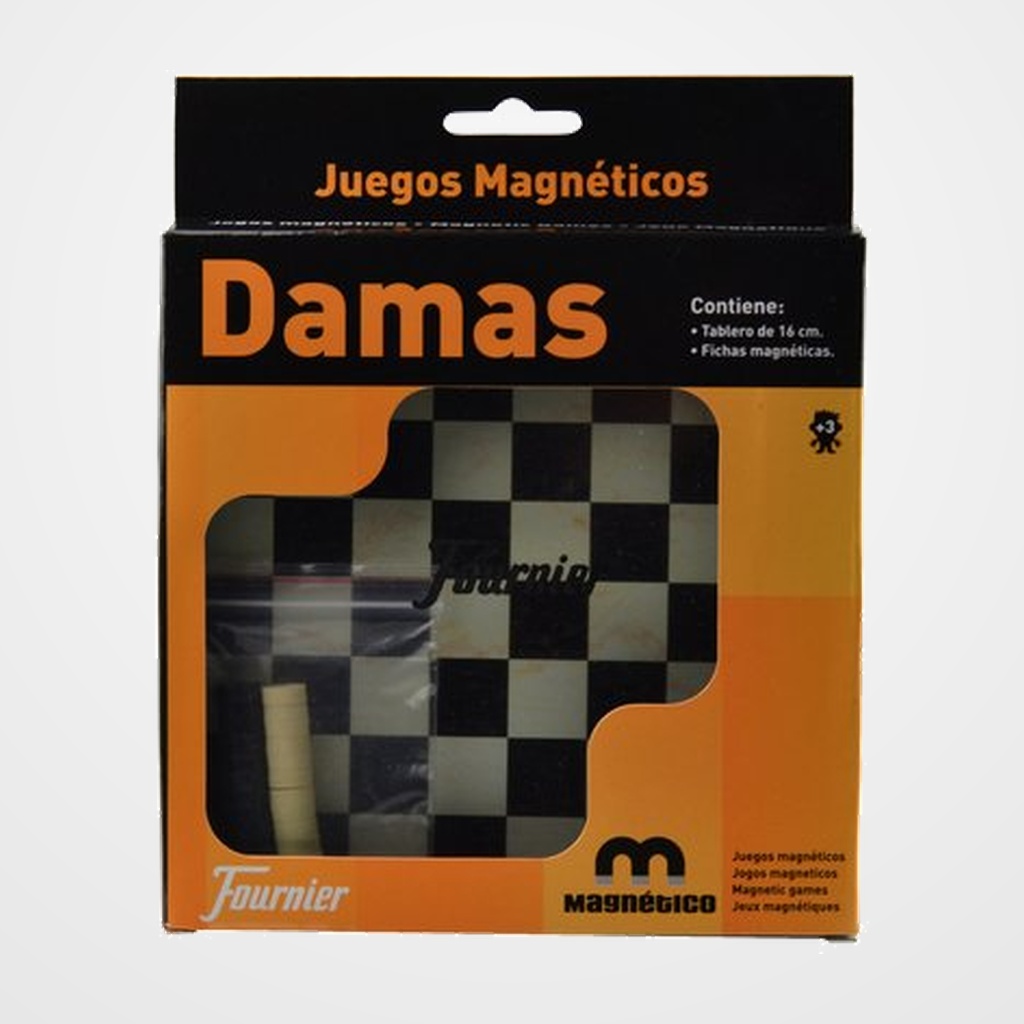 JUEGO MAGNETICO DAMAS 16 Cmts