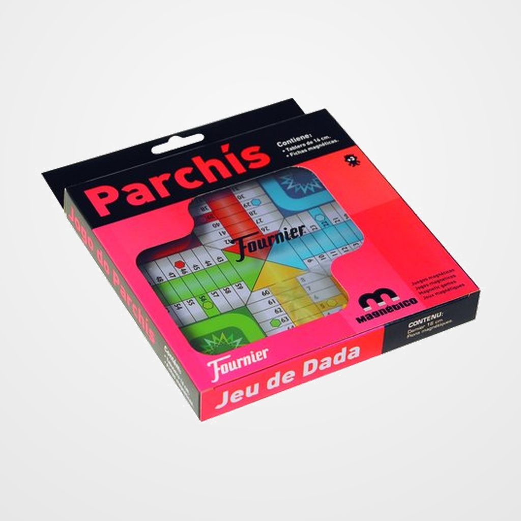 JUEGO MAGNETICO PARCHIS 16 Cmts