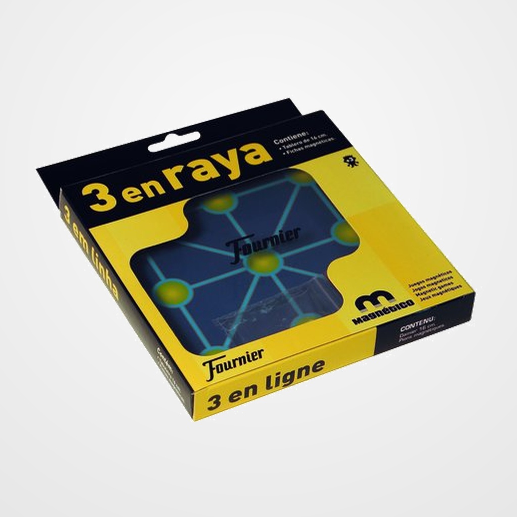 JUEGO MAGNETICO 3 EN RAYA 16 Cmts