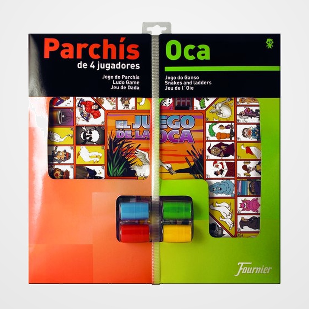 JUEGO PARCHIS OCA 40X40 CON ACCESORIOS