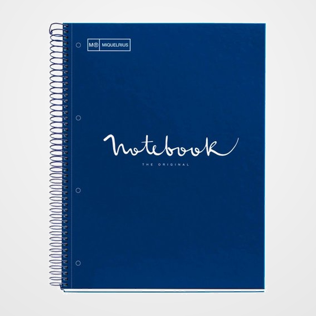 BLOC MIQUELRIUS EMOTIONS NOTEBOOK 1 micro.tapa EXTRA A4 80h 90g HORIZONTAL MARINO
