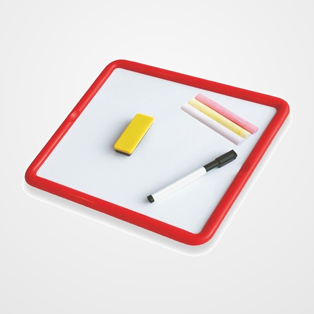 PIZARRA MINILAND 30x26cm DOS CARAS METALICAS